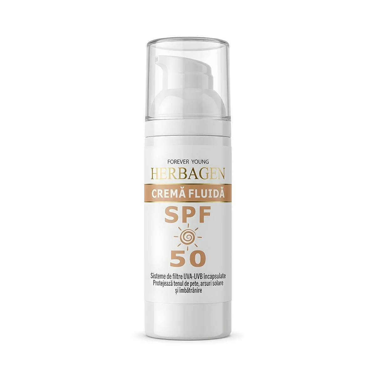 Cremă fluidă pentru ten SPF50 – 50 ml