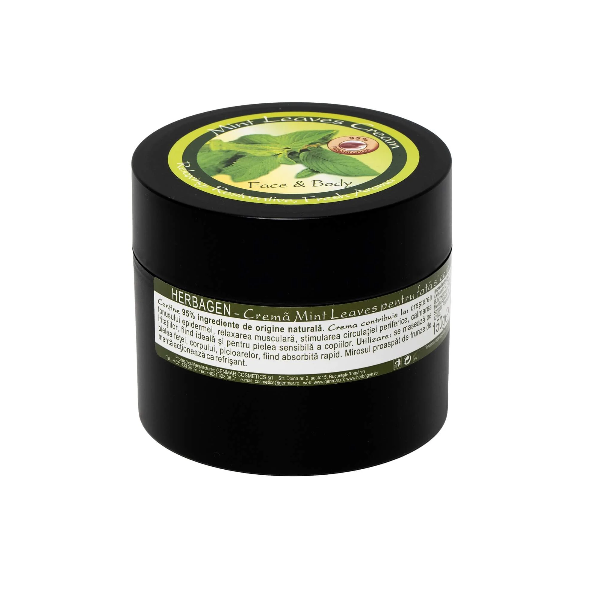 Cremă de față și corp Mint Leaves
