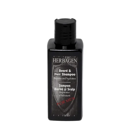 Șampon pentru barbă și scalp, hidratant și reparator - pentru bărbați