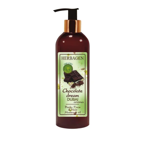 Ulei de masaj Dubai Chocolate Dream Aroma pentru corp, ten și păr 150ml