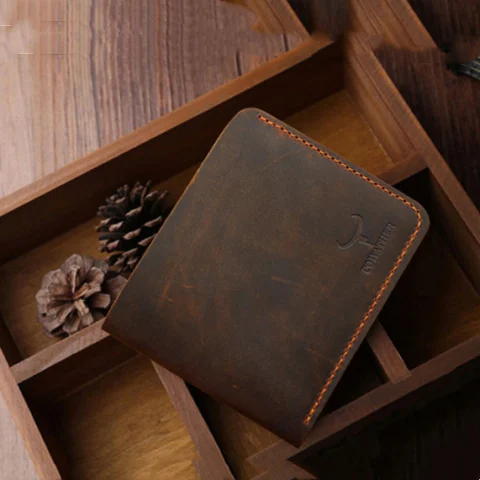 Men's Business Fashion Retro Short Wallet