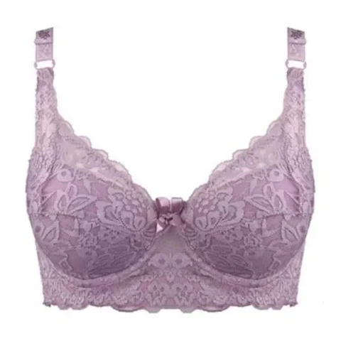Women's High-end Thin Cotton Miscellaneous Multi-color Adjustable Steel Ring Push Up Bras Three Or Four Breasted
