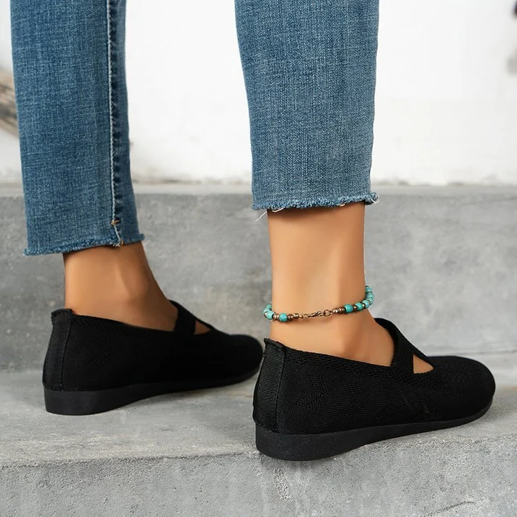 Women Flats Shoes Breathable Mesh Shoes Summer Light Loafers - imagine 3