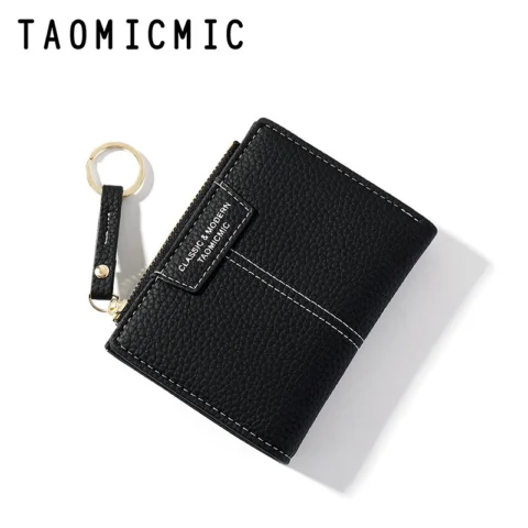 Women's Fashion short zipper two-fold wallet