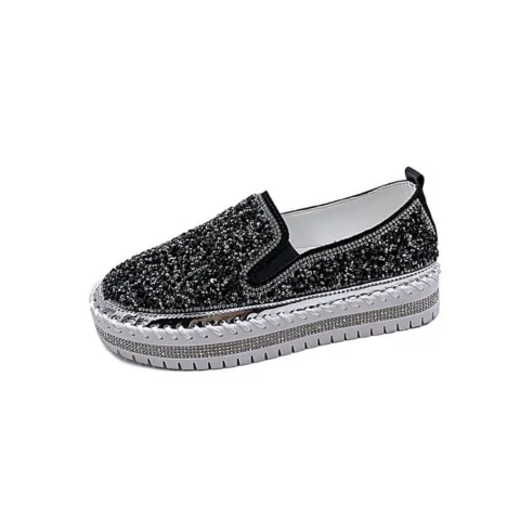 Women's Casual single shoes flat bottom wild spot loafers
