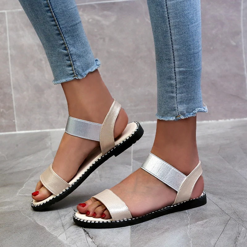Women's Flat heel sandals flat non-slip sandals - Image 4