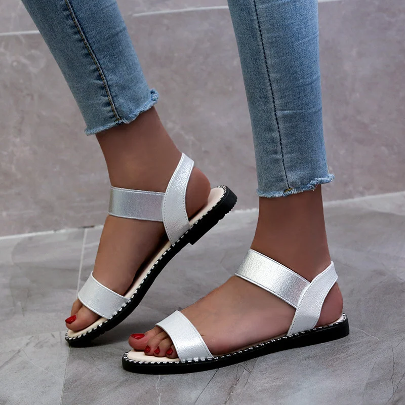 Women's Flat heel sandals flat non-slip sandals - Image 3