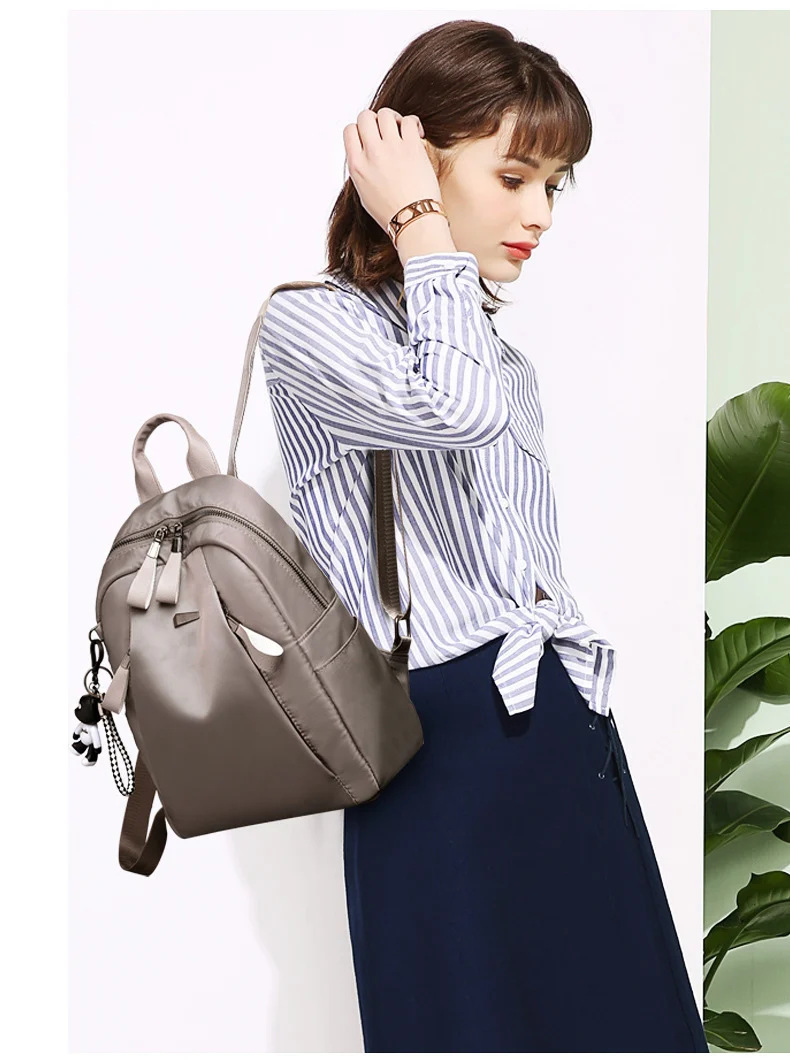 Women's Backpack Hight Quality Casual Oxford Backpacks Female Larger Capacity Backpack Travel Bag for Women - Image 2