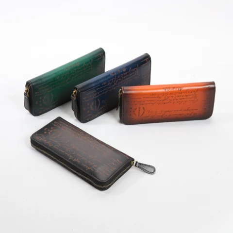 Men's Handmade Retro Cowhide Wallet