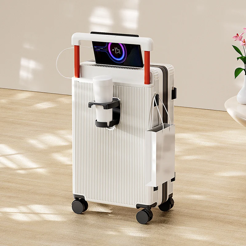 Unisex Durable And Wear-resistant Travel Suitcase With A Telescopic Handle - Image 4