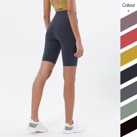 Fitness Pants High Waist Peach Hips Five-Point Tight Yoga Shorts Yoga Pants