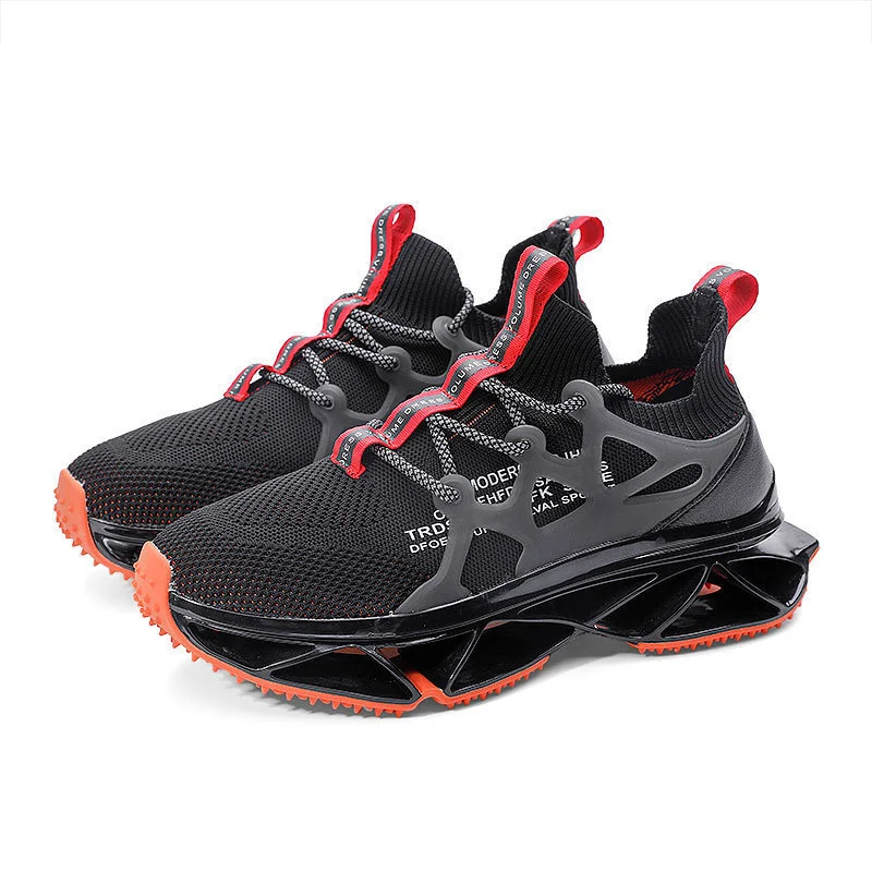 Women's Knife Edge Sneakers Flying Running Shoes - imagine 2