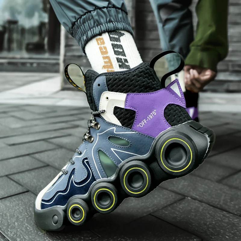 Men's Sneakers New Catwalk Shoes - Image 5