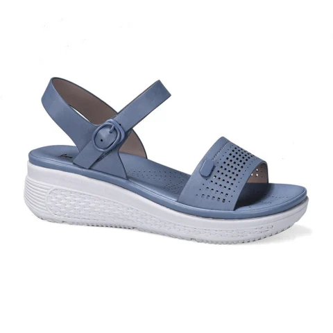 Women's Hollow Wedge With Bohemian Sandals