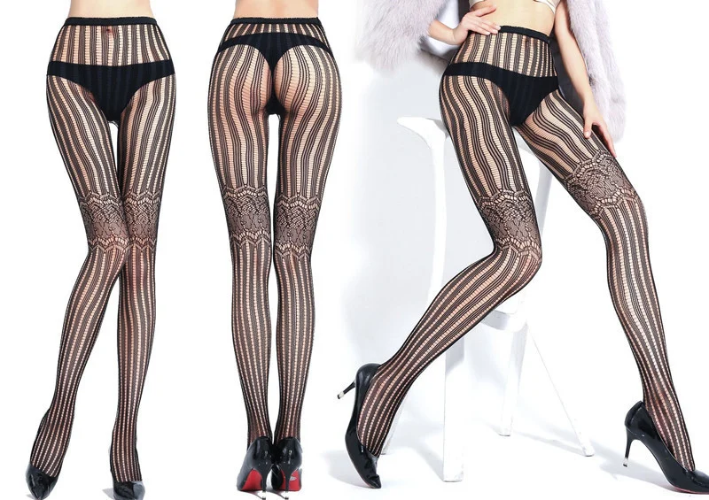 Women's Tights Transparent Sexy Stockings Plus Size Fishnet Pantyhose - Image 6