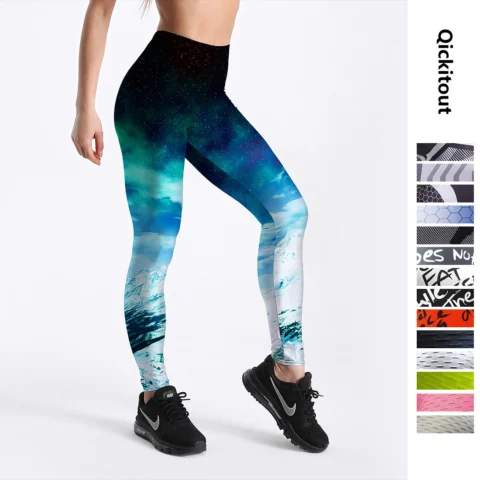 Women's Styles Fashion Hot Leggings Digital Print I