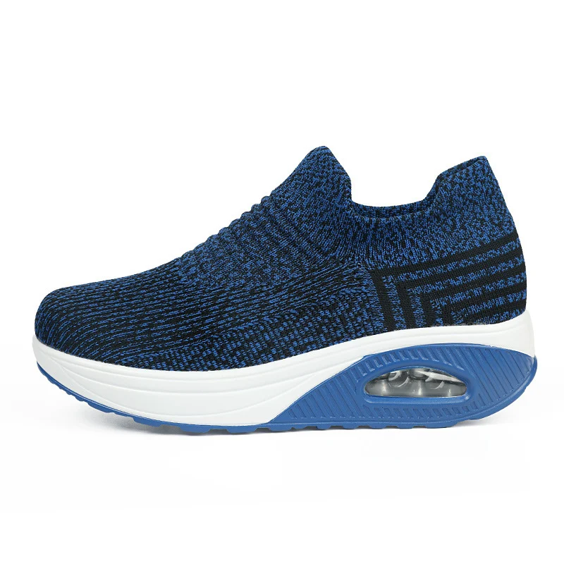 Women's Slip-on Lazy Shoes Flying Woven Shaking Shoes - Image 7