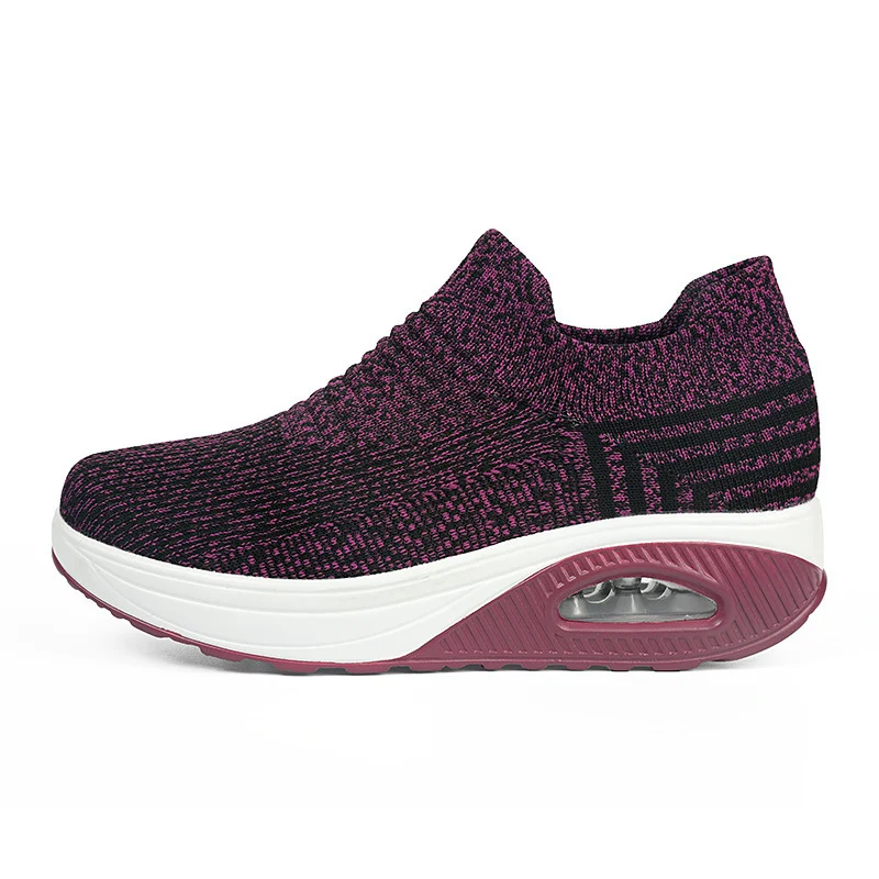 Women's Slip-on Lazy Shoes Flying Woven Shaking Shoes - Image 6