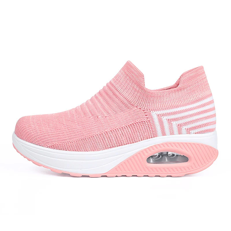Women's Slip-on Lazy Shoes Flying Woven Shaking Shoes - Image 5