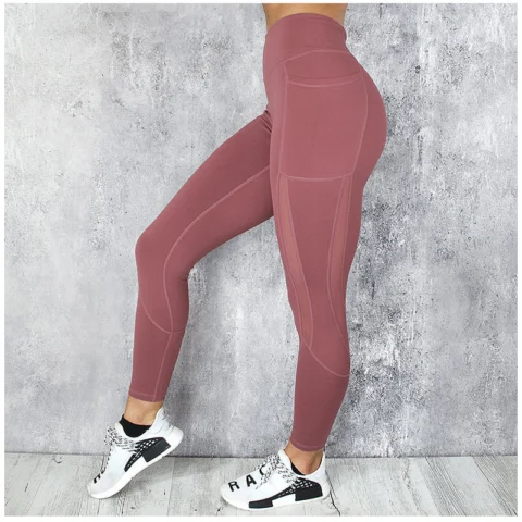 Women's Quick Dry Mesh Splice Leggings For Running Yoga Fitness