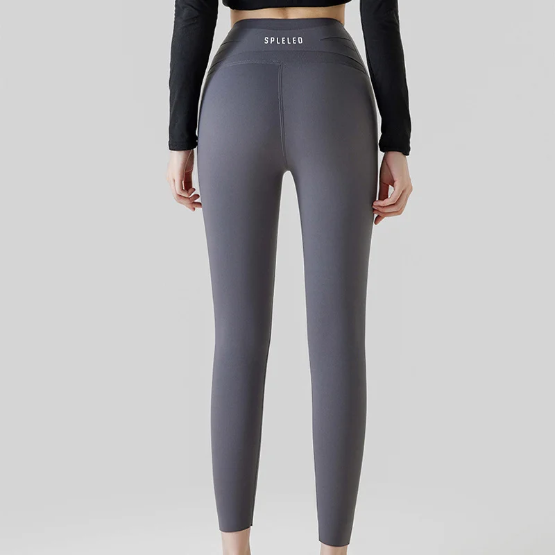 High Waist Cashmere Leggings Winter Warm Solid Plush Pants Fashion Slim Trousers Women Clothing - Image 6