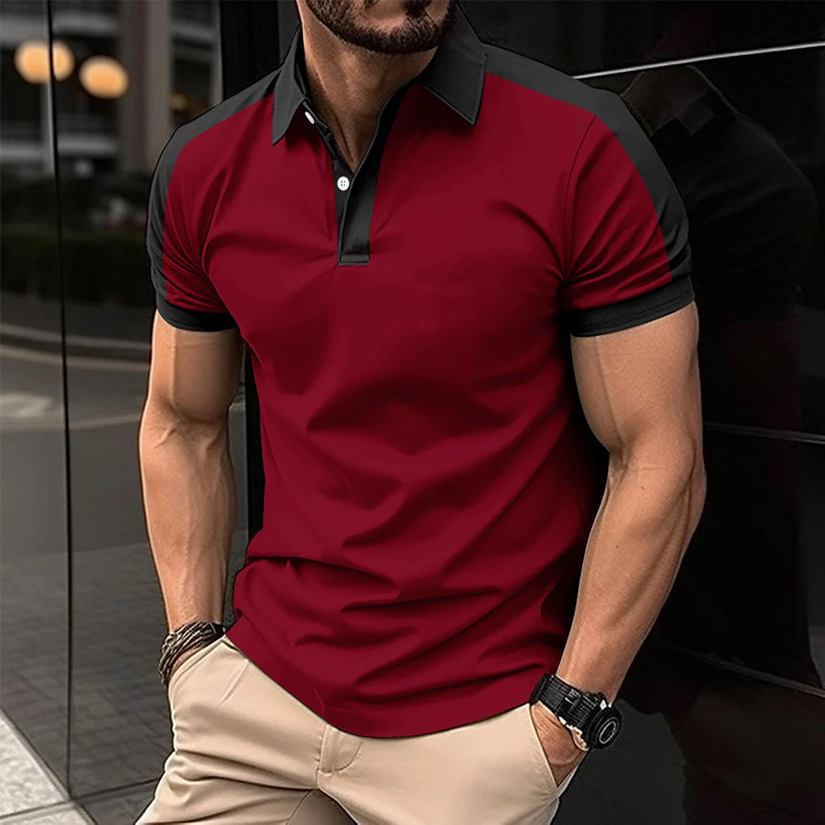 Men's Summer Casual Business Polo Shirt - Image 6