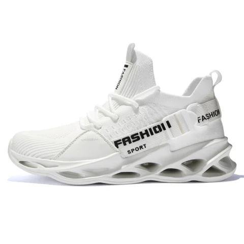 Men'ssneakers flying woven mesh shoes