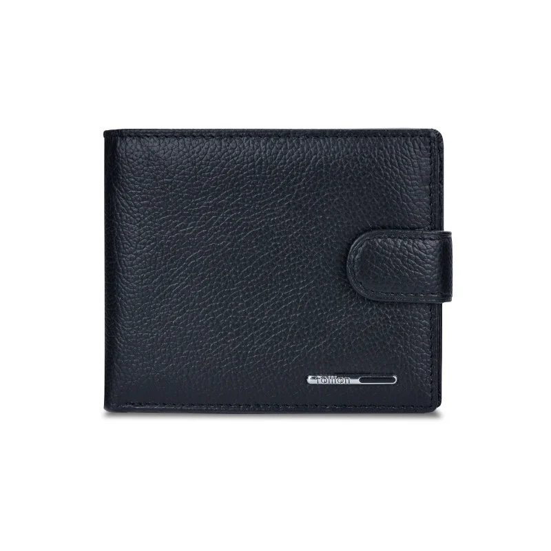 Men's Leather Wallet Multifunctional Short - Image 3