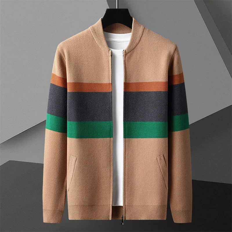 Mens Knitted Cardigan Sweater Jacket For Spring And Autumn Coats - Image 6