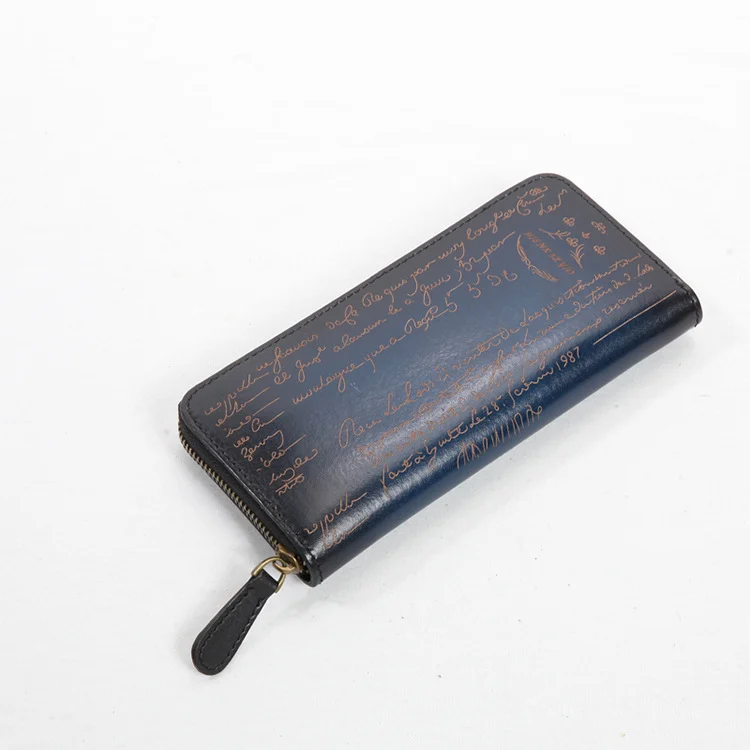 Men's Handmade Retro Cowhide Wallet - imagine 3