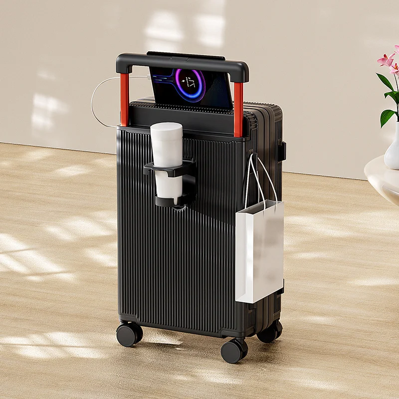 Unisex Durable And Wear-resistant Travel Suitcase With A Telescopic Handle - Image 5