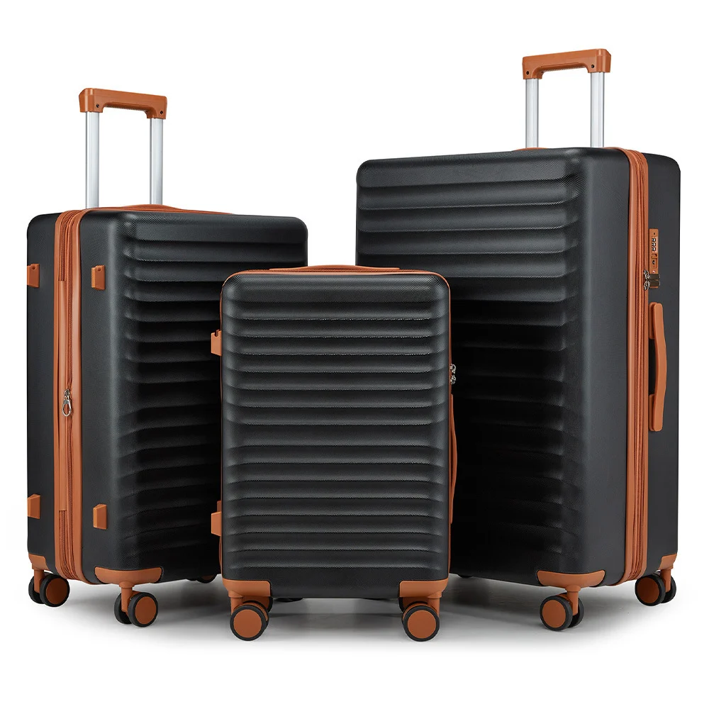 Unisex 3-Piece Travel Luggage Set – Pressure-Resistant Suitcases with Lock - Image 9