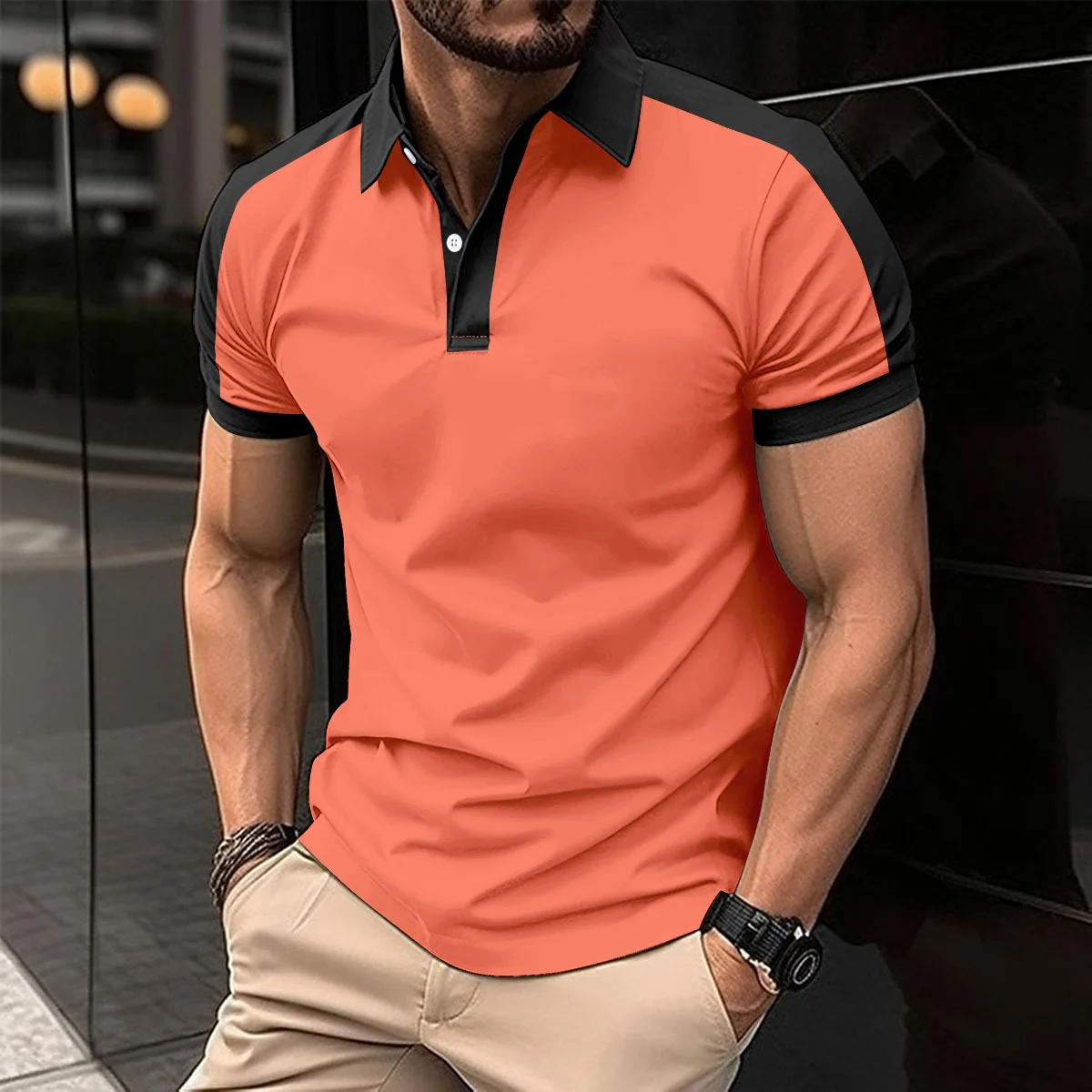 Men's Summer Casual Business Polo Shirt - Image 8
