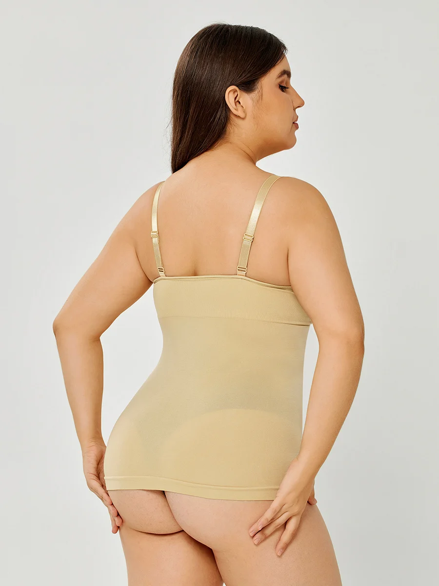 Women's Cotton Shelf Bra Camisoles Adjustable Spaghetti Strap Tank Tops - Image 5