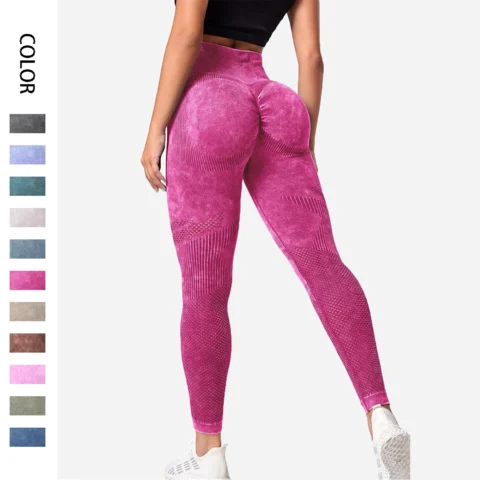 Women's Seamless High-Waist Leggings – Hollow Out Yoga Pants