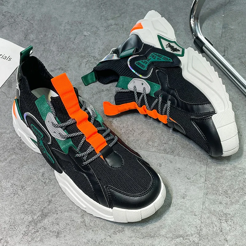 Men's Sneakers, Breathable Mesh Shoes - Image 4