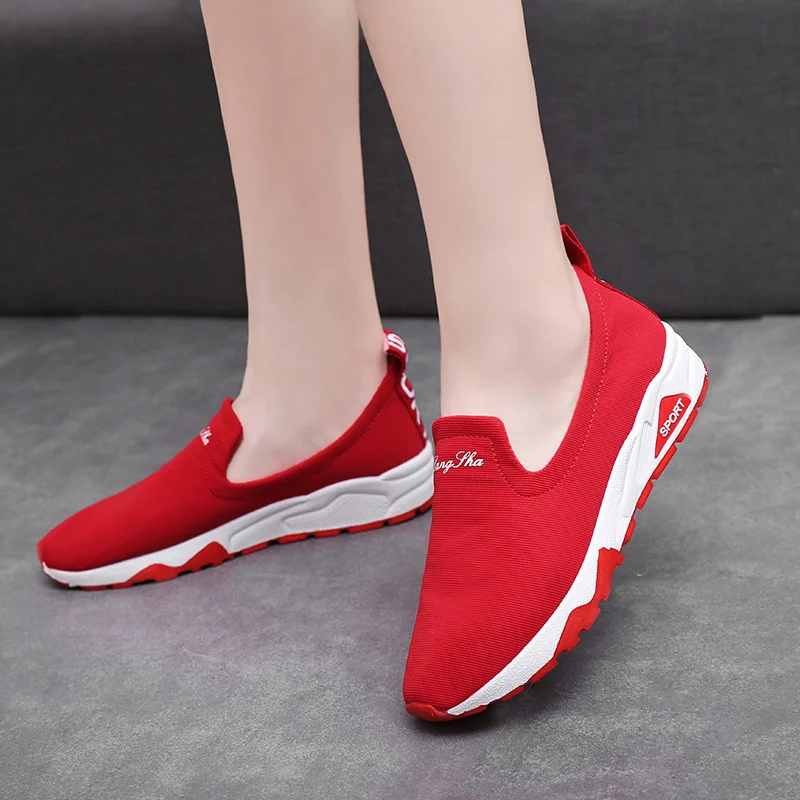 Women's Canvas Shoes Youth Casual Shoes Comfortable High Heels канва обувь - Image 4