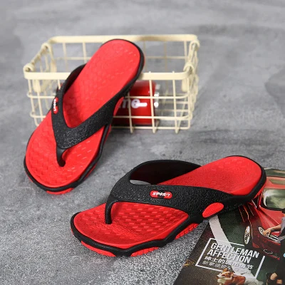 Men's Summer non-slip pinch sandals and slippers summer personality flip-flops men's beach sandals and slippers
