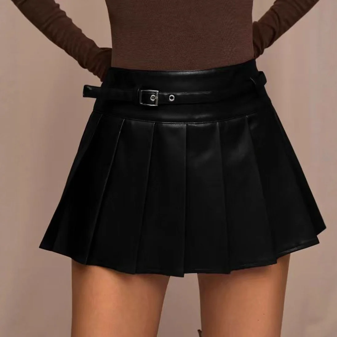 Preppy-style Pleated Skirt For Women - imagine 4