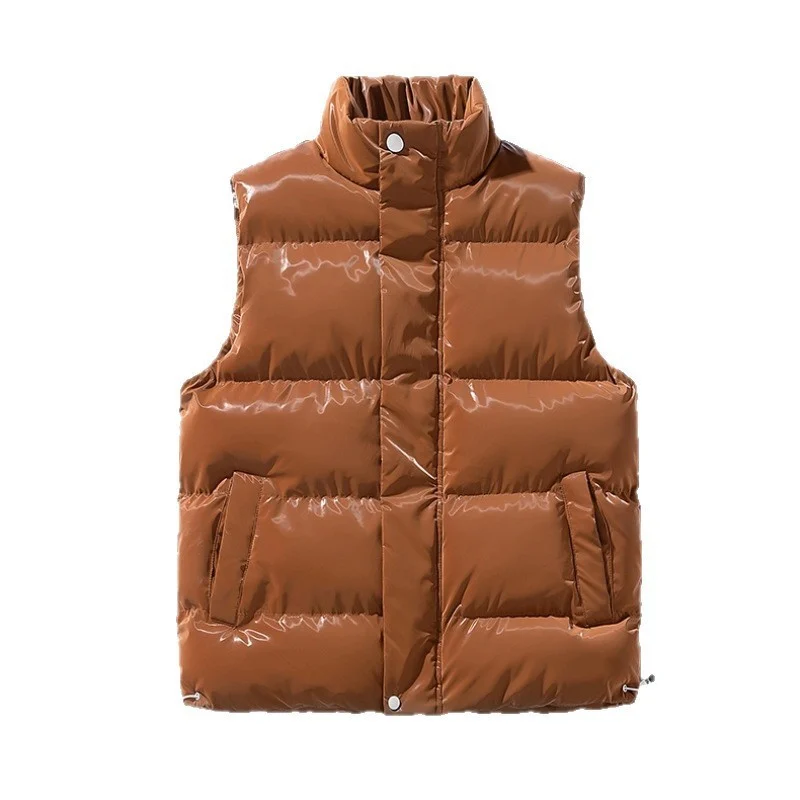 Womens Casual Loose-Fit Down Padded Vest - imagine 7