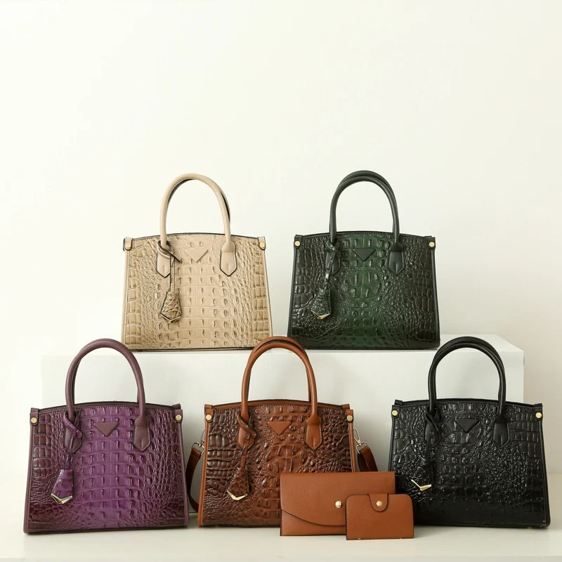 Vintage Crossbody Statement Handbag Set For Women