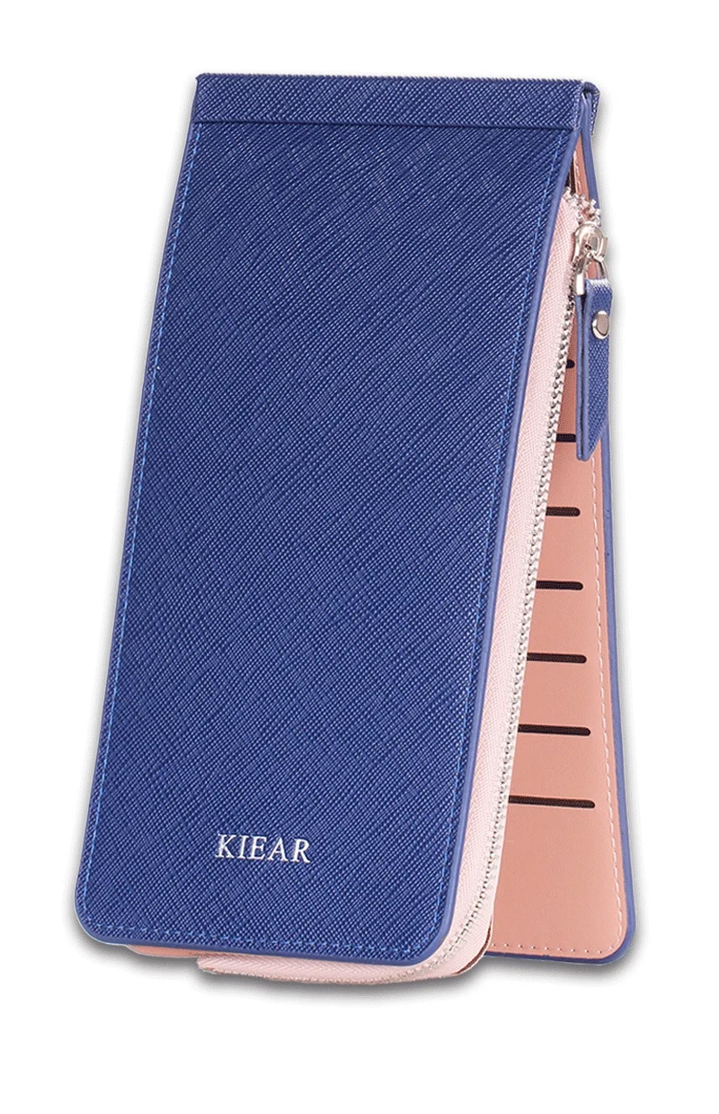 Unisex Large Capacity Card Holder Long Bank Card Credit Card Holder Multiple Card Slots Zipper Wallet - Image 9