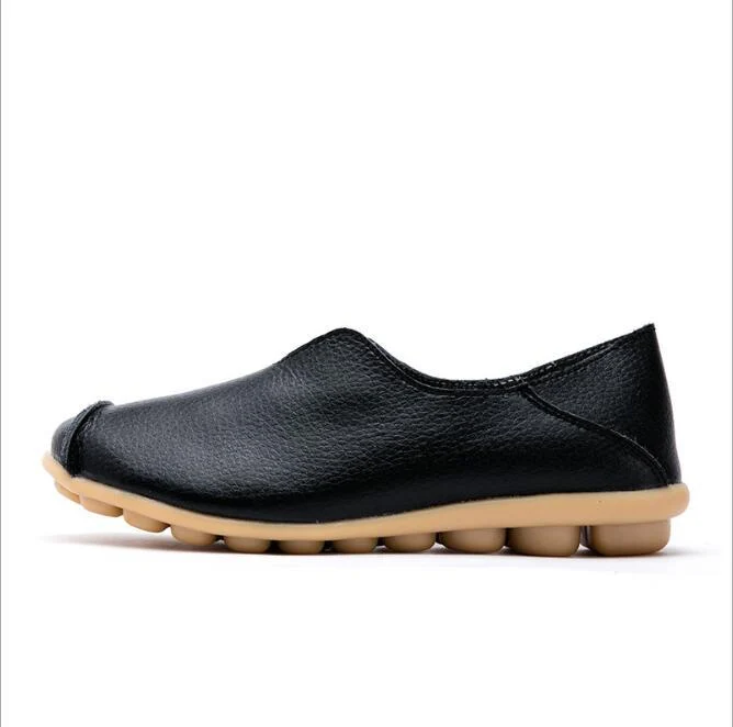 Women's Flats Shoes Genuine Leather Shoes - Image 2