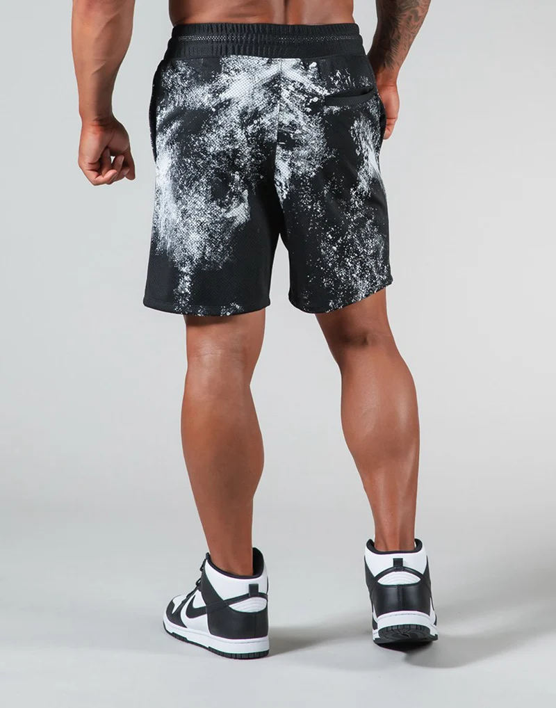 Fitness Sports Men Training Loose Mesh Breathable Shorts - imagine 9