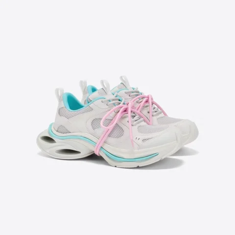 Women's Spring Chunky Silver Sneakers