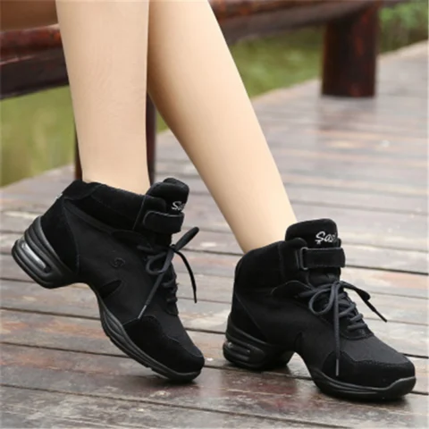 Women's Mesh Dance Shoes – Soft-Soled Jazz and Samba Sneakers