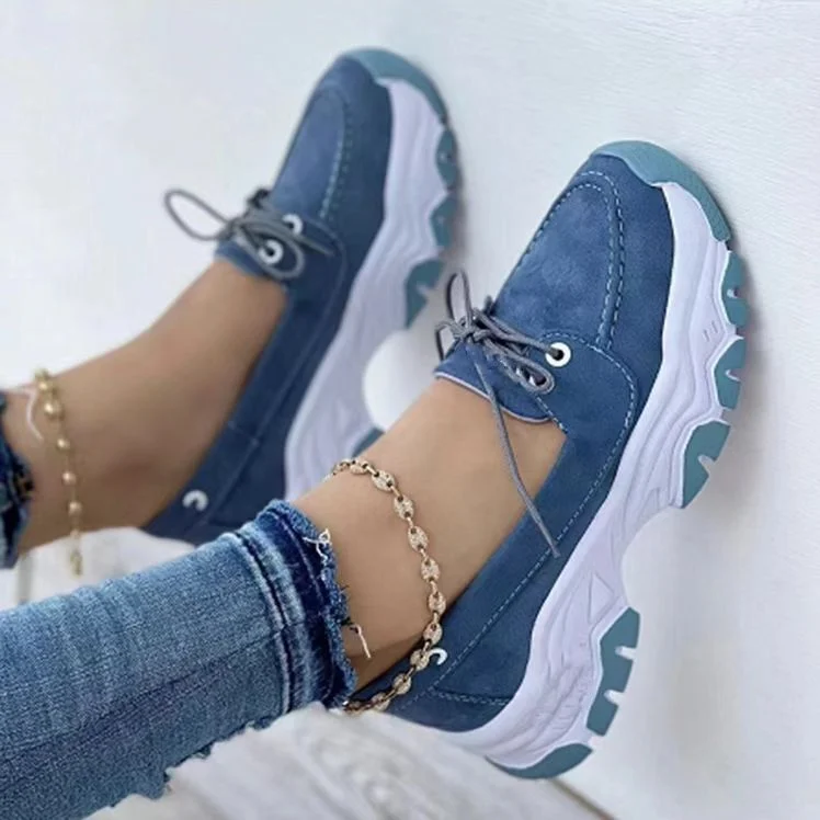 Women's Sneakers Running Walking Sports Chunky Shoes - Image 2