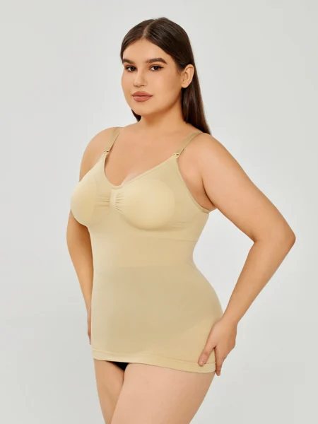 Women's Cotton Shelf Bra Camisoles Adjustable Spaghetti Strap Tank Tops