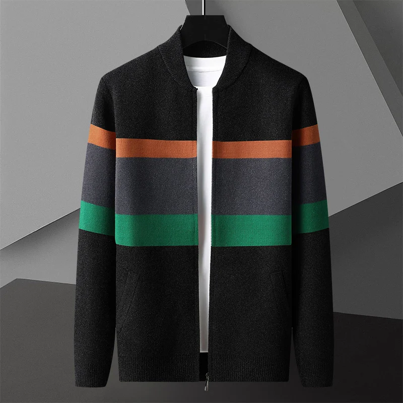 Mens Knitted Cardigan Sweater Jacket For Spring And Autumn Coats - Image 8