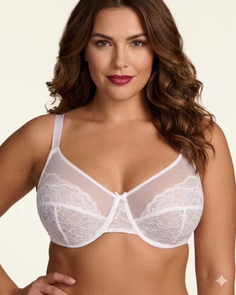 Women's Minimizer Bras  Enchante Full Coverage Bras Plus Size Lifting Floral Lace Bra For Heavy Breast